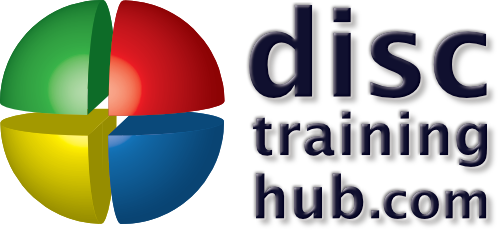 Logo for the disc training hub website